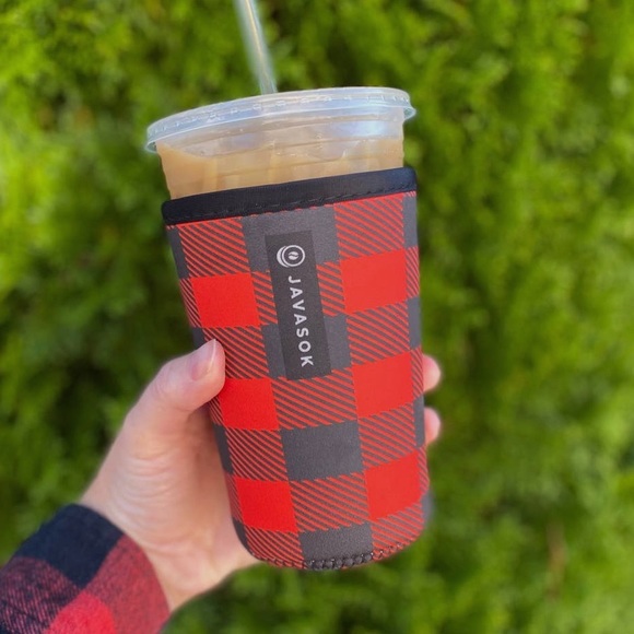 NEW Red Buffalo Check Java Sok ~ In Size Medium🖤 - Picture 2 of 4